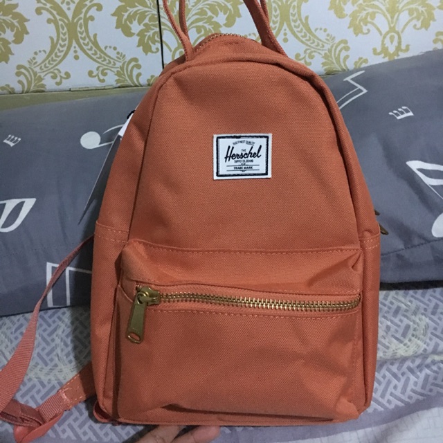 herschel apricot backpack