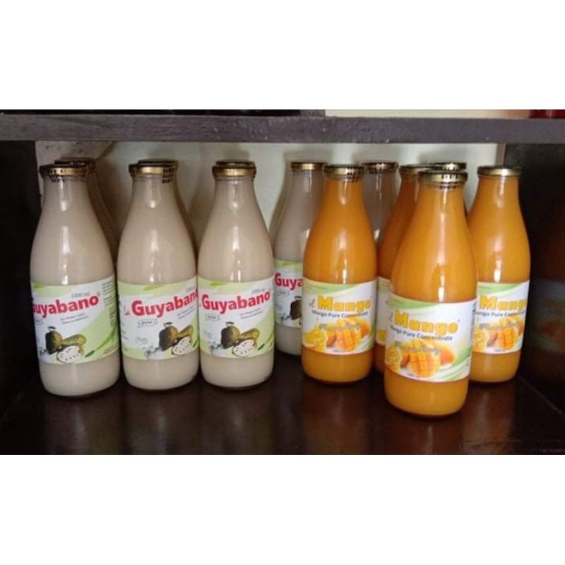 La Guyabano Juice Puro And El Mango Juice Puro 1000ml Shopee Philippines