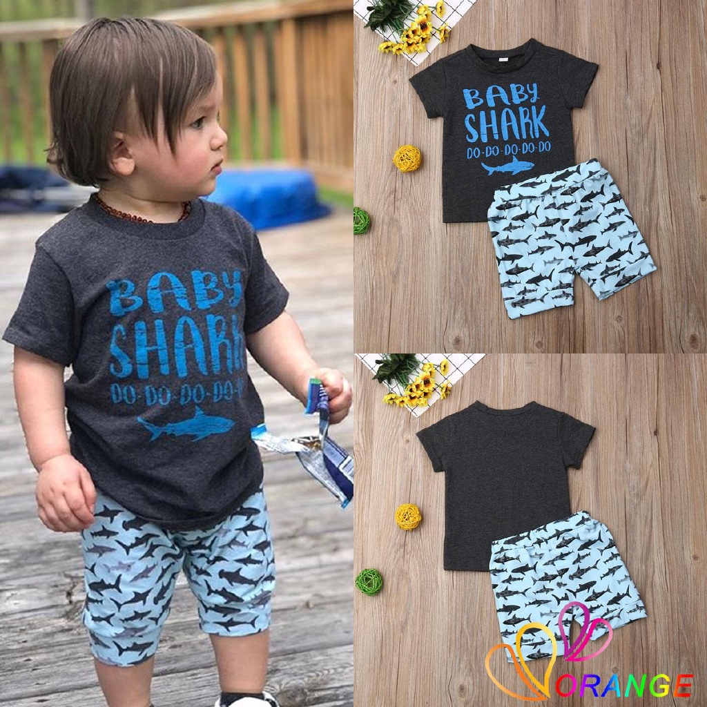 baby shark outfit for baby boy