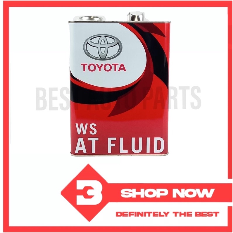 Toyota Automatic Transmition Fluid ATF WS 4Liter Tin Can (Gallon ...