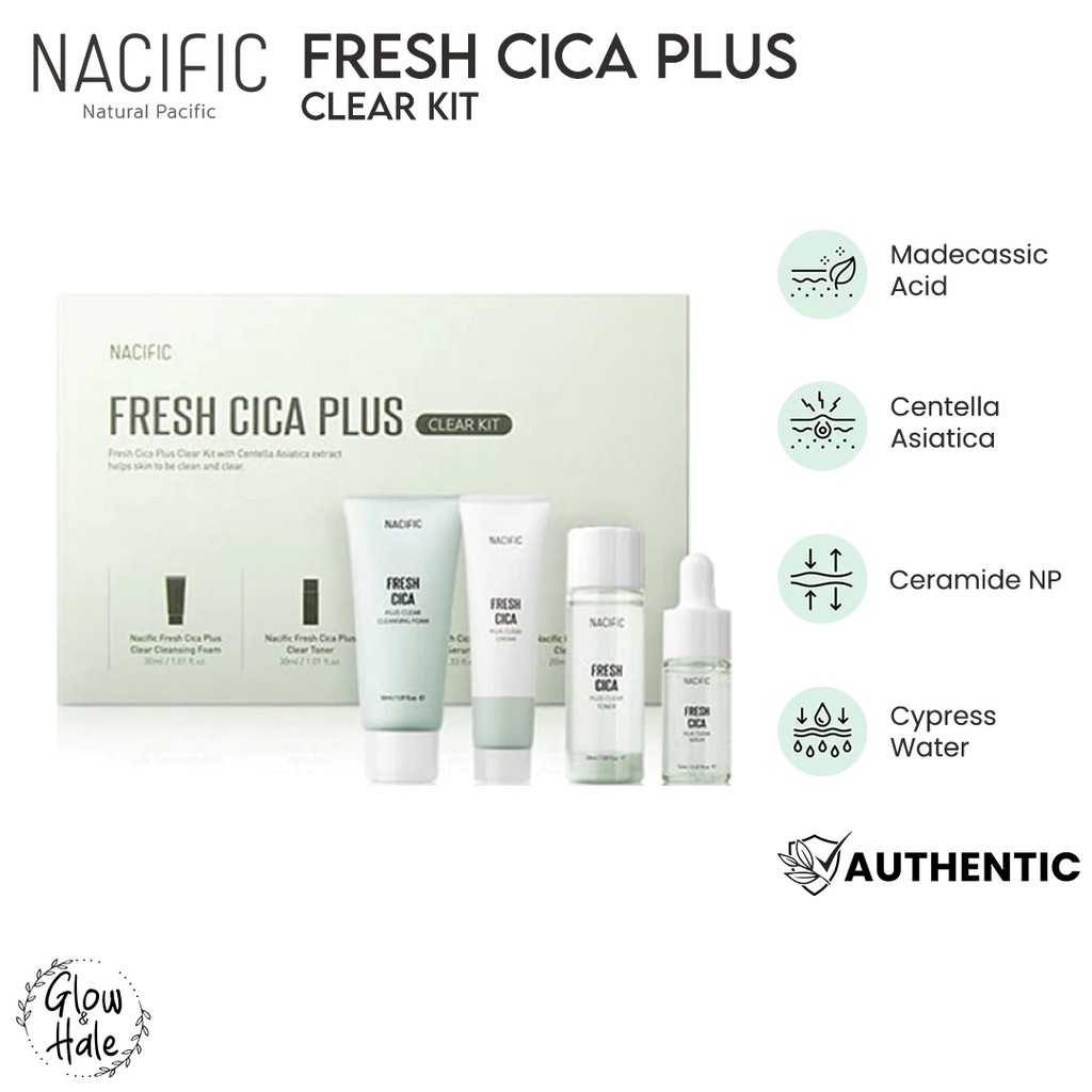 NACIFIC Fresh Cica Plus Clear Kit | Shopee Philippines