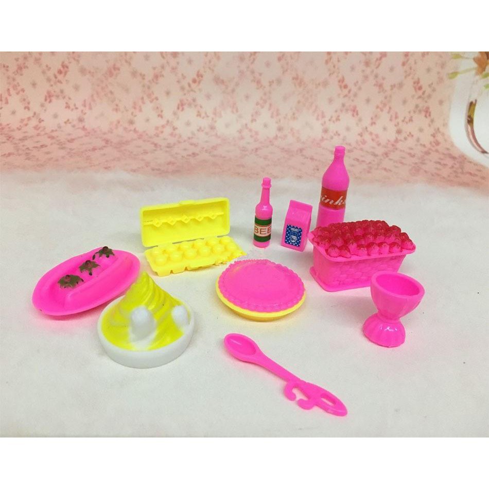 barbie plates and cups