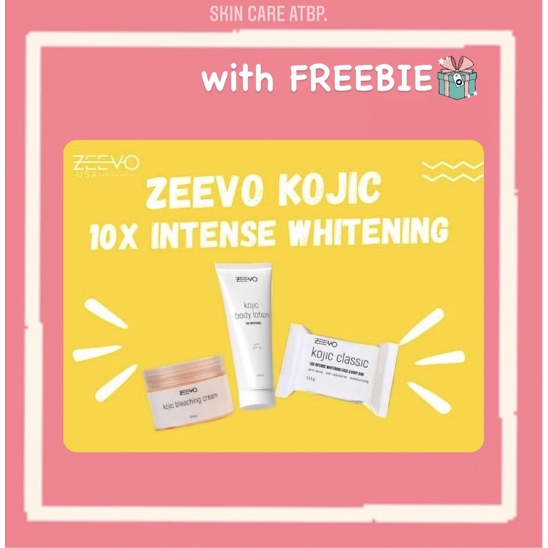 ZEEVO Face and Body Set (Kojic Bleaching Cream, Kojic Body Whitening