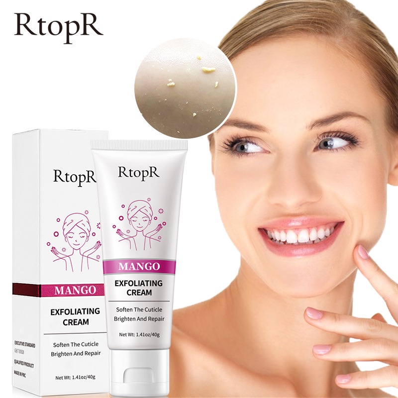 RtopR Facial Exfoliating Whitening Cream Deep Clean Pore Fade Body Melanin Acne Blackhead