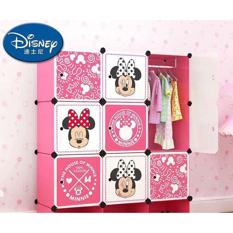 Cars Minnie Mouse Modern Diy Wardrobe Shopee Philippines