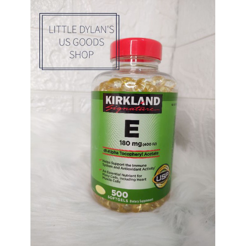 Kirkland Signature Vitamin E 180mg Shopee Philippines