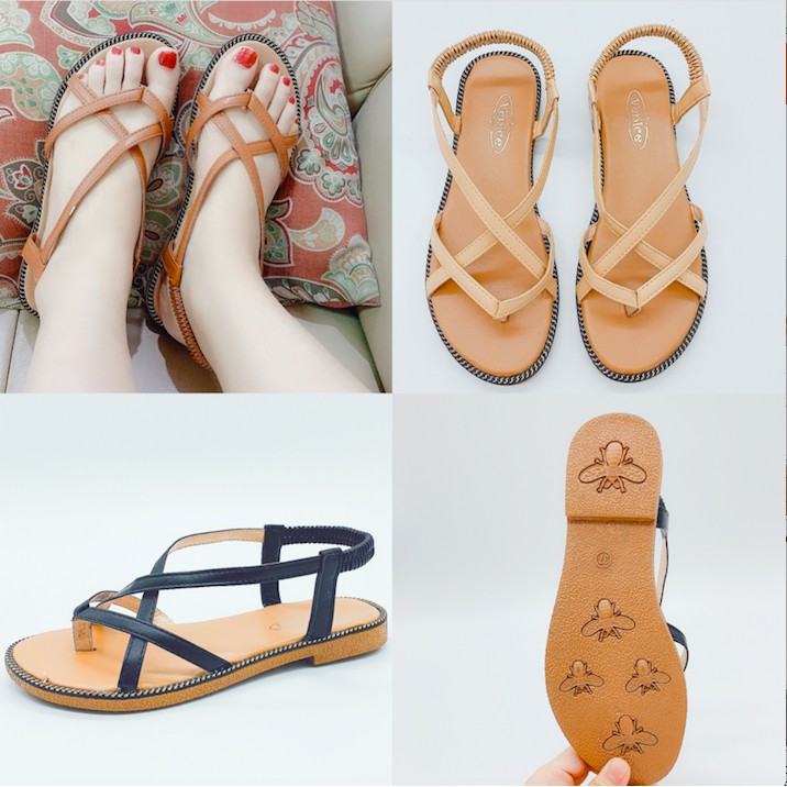 korean flat sandals