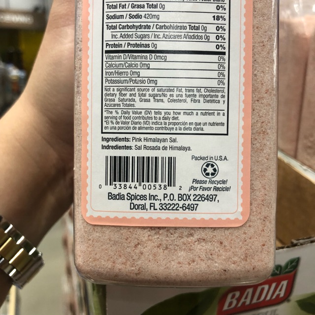 Badia Pink Himalayan Salt 1 13kg Shopee Philippines