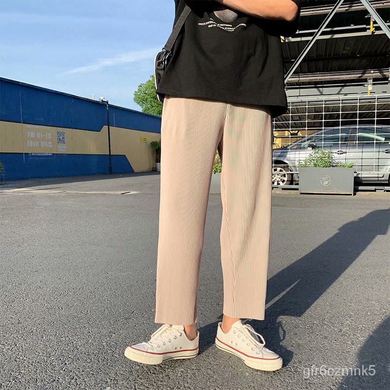 korean baggy pants men