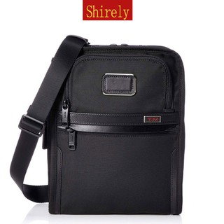 【Shirely.ph】【Ready Stock】Tumi alpha 3 men's business leisure travel waterproof One Shoulder Messenger computer bag, tumi sling bag #7