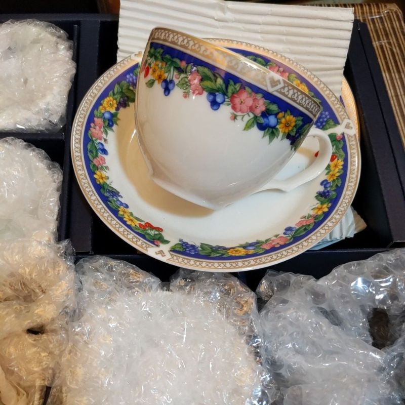 Mario Valentino cup and saucer Gift Set (5sets) Shopee Philippines