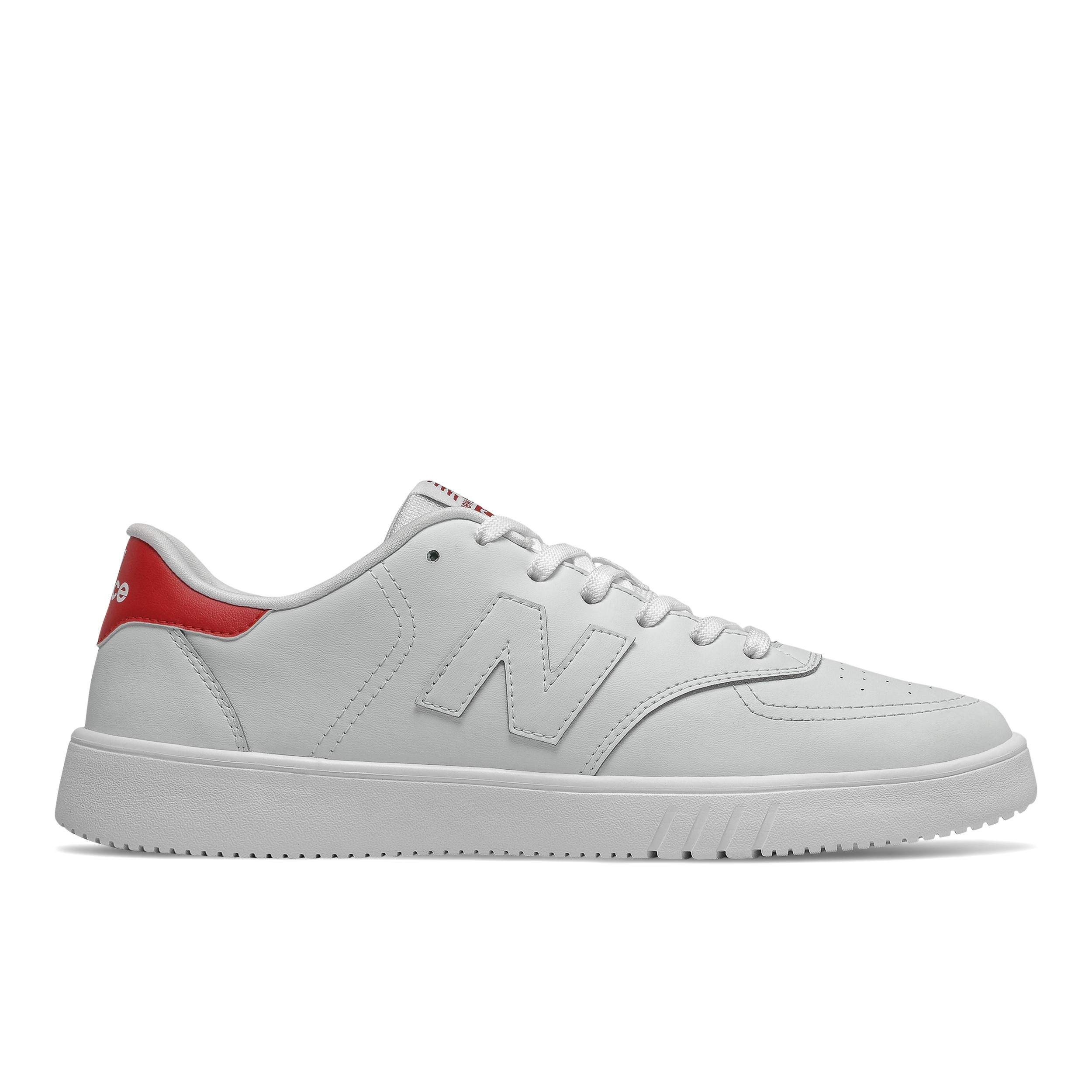 new balance white and red