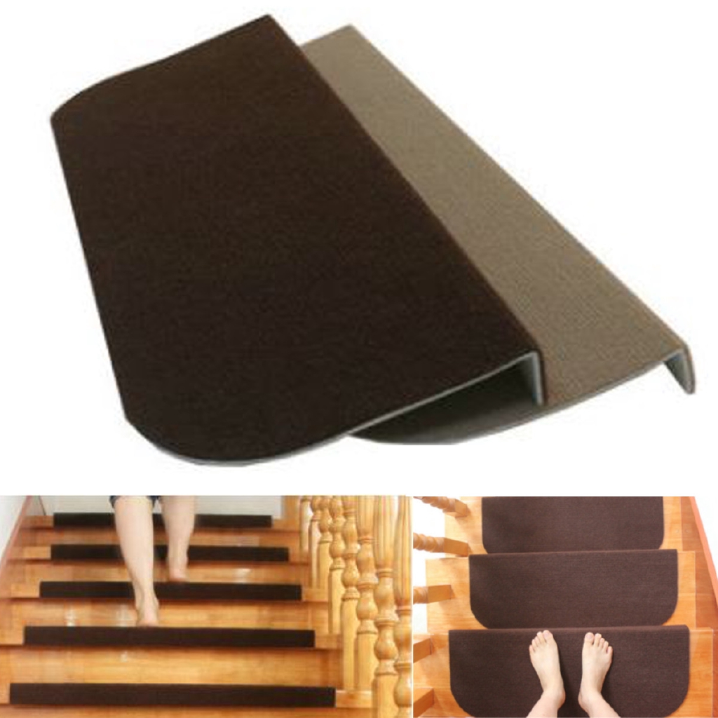 Ready Stoock Non Slip Carpet Stair Treads Mats Staircase Step Rug