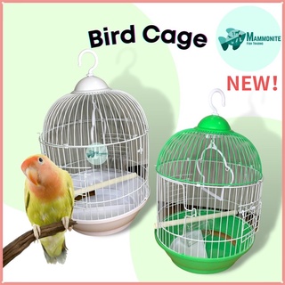 【Ready Stock】✼NEW bird cage small large round small bird cage parrot cage stainless steel full set w