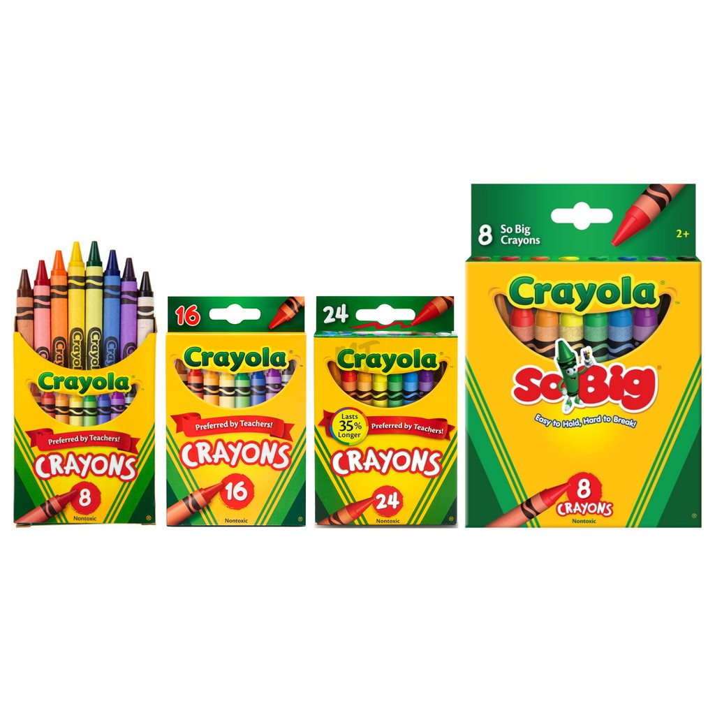 ORIGINAL Crayola Crayons (in 4 sizes) Shopee Philippines