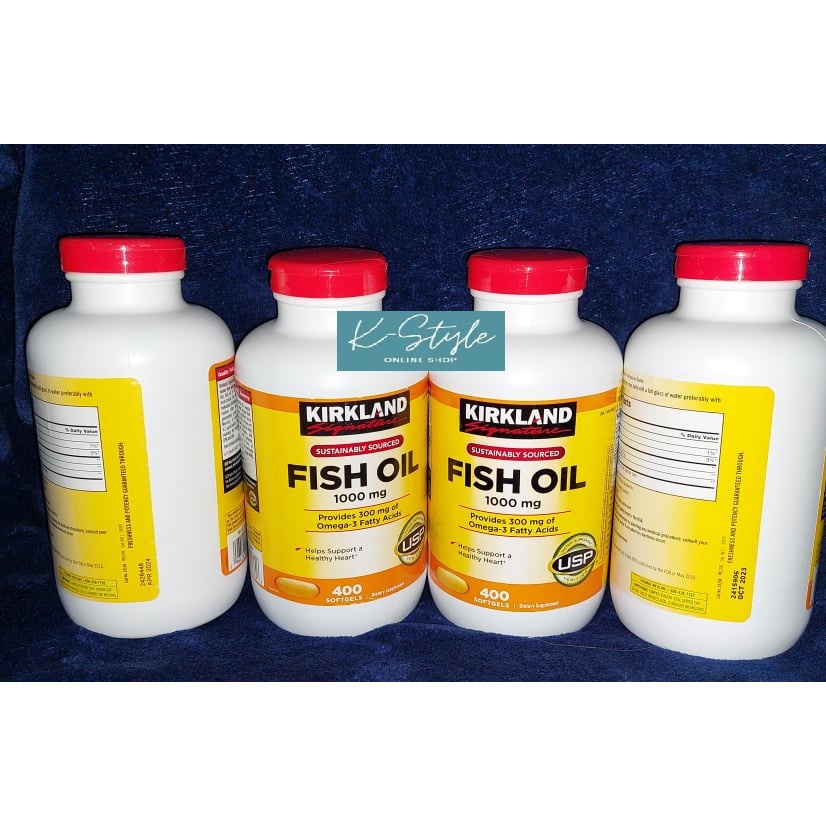 Kirkland Fish Oil (400 soft gels) Shopee Philippines