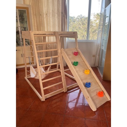 Pikler Gym Wooden Pikler Gym Wooden Pikler Arc Pikler Arch with Slide ...