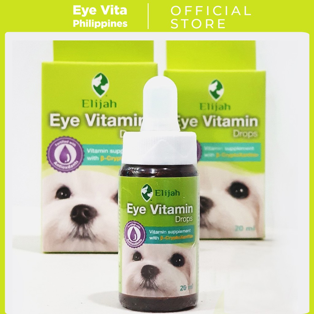 (COD) Elijah EYE VITAMINS Tear Stain Remover for dogs and cats EYE VITA
