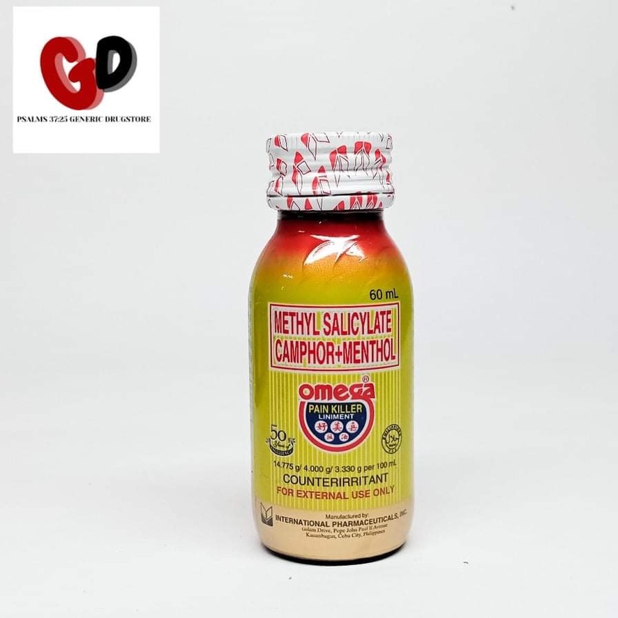 Omega pain killer liniment (15mL,30mL,60mL,120mL) Shopee Philippines