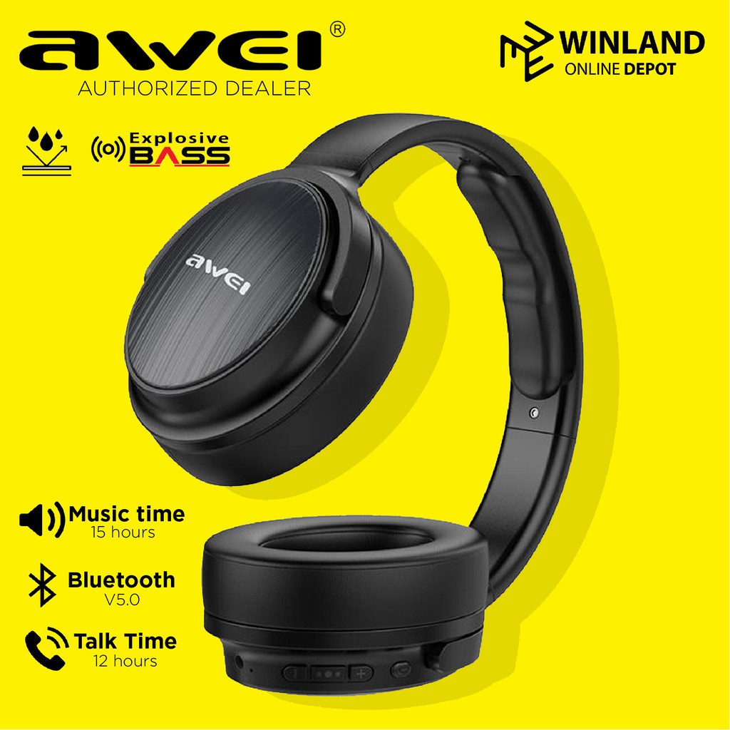 Casque Bluetooth AWEI A780BL - Écouteurs Sans Fil Légers Et Durables