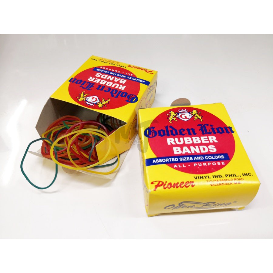 5 Box. Golden Lion Rubber Bands Goma 30g Shopee Philippines