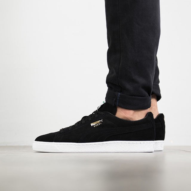 puma suede classic full black