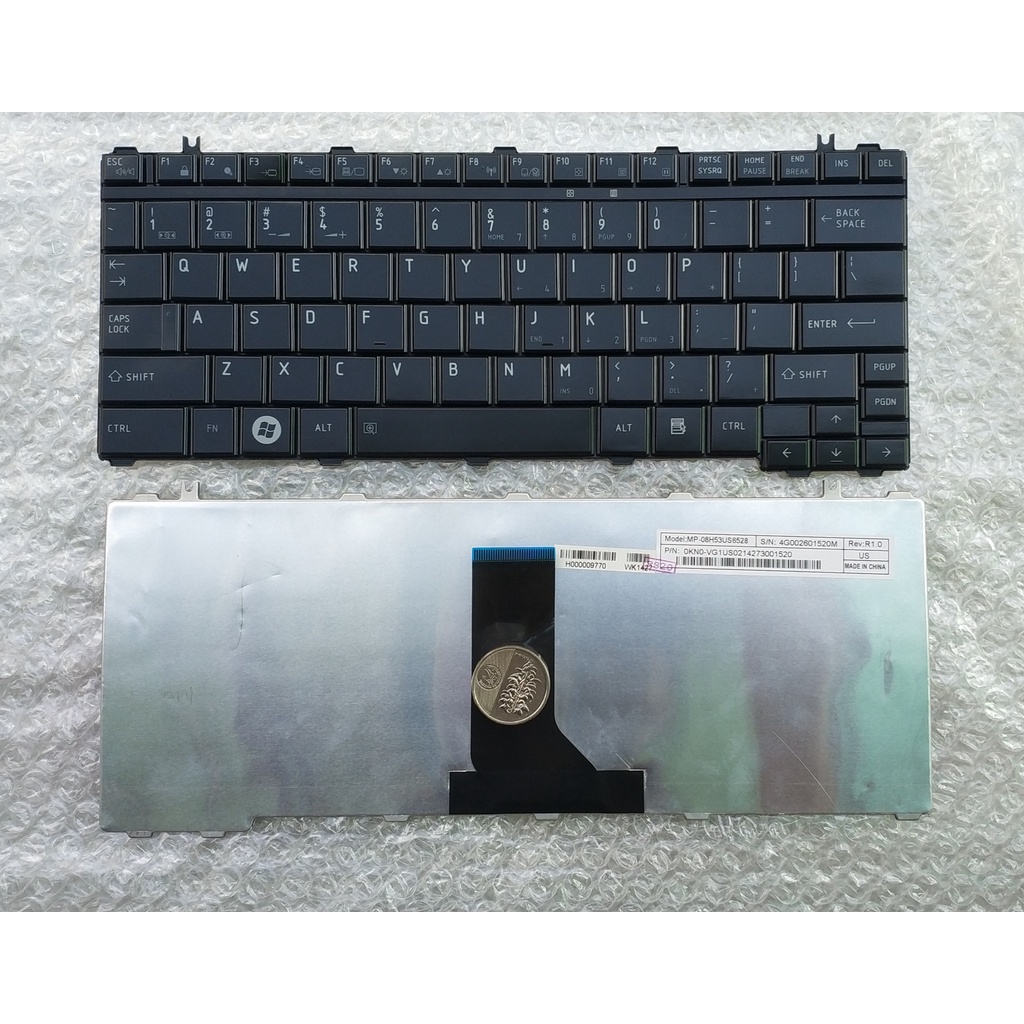 Clavier Qwerty Italien Pour Toshiba T135/T135D - Référence 0KN0-VG1IT01, Neuf (ouvert Jamais Utilisé), Brillant
