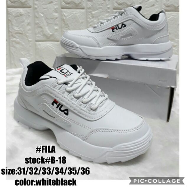 fila shoes size 35