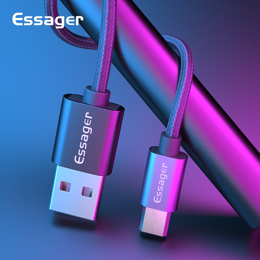 Essager 2.4A Micro USB 1 Meter Cable Fast Charging cable USB Charger