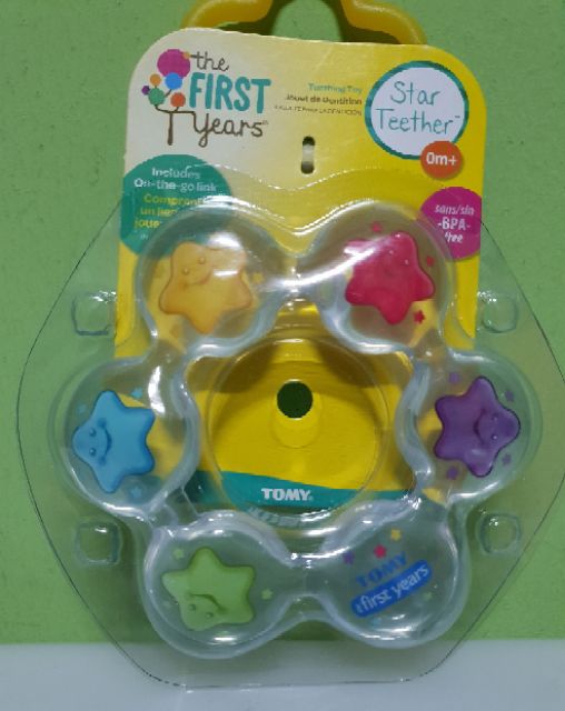 tomy the first years teether