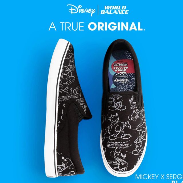 world balance white shoes mickey mouse