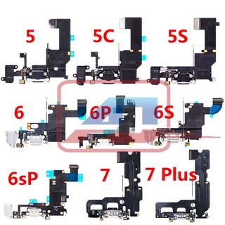 Charging Flex Cable For Phone 5 SE 6 7 8 Plus X XS USB Charger Port Dock Connector