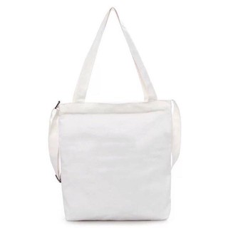 Plain Canvas Bag Shoulder Crossbody Tote bag With 2handle Katsa Sling ...