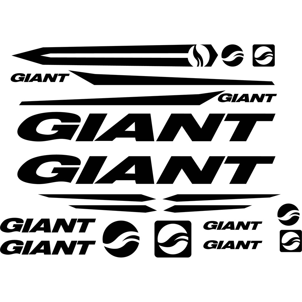 giant bike decals