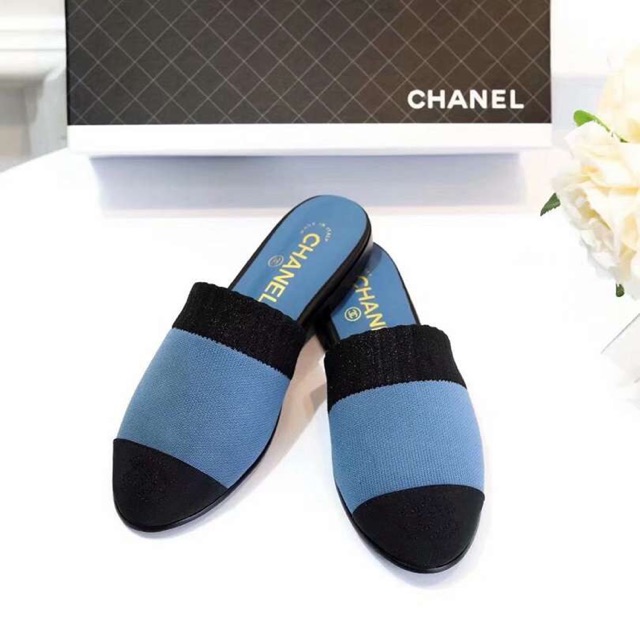 chanel slip ons