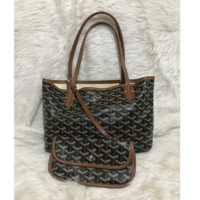 gray goyard bag