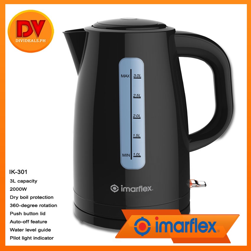 Imarflex IK301 Electric Kettle Shopee Philippines