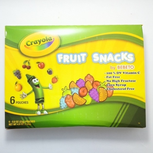 Crayola Fruit Snacks 6 Pouches Imported From Usa Shopee Philippines