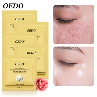 OEDO 5 Pcs Rose Peptide Moisturizing Emulsion Skin Care Water Lock