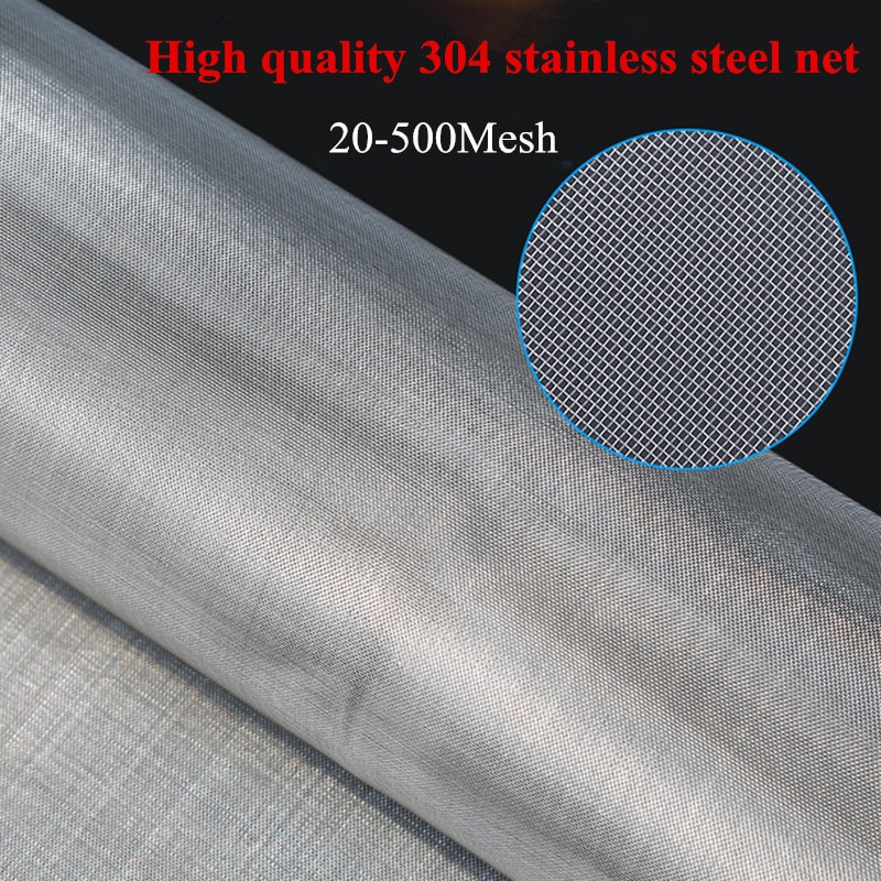 MMLFX 1pc Filtre En Acier Inoxydable 10-80 100 120 200 300 400 Maille Micron Filtration Feuille De Criblage 50x100cm Filtre De Criblage Filtre Alimentaire (Color : 200 Mesh Hole 74um