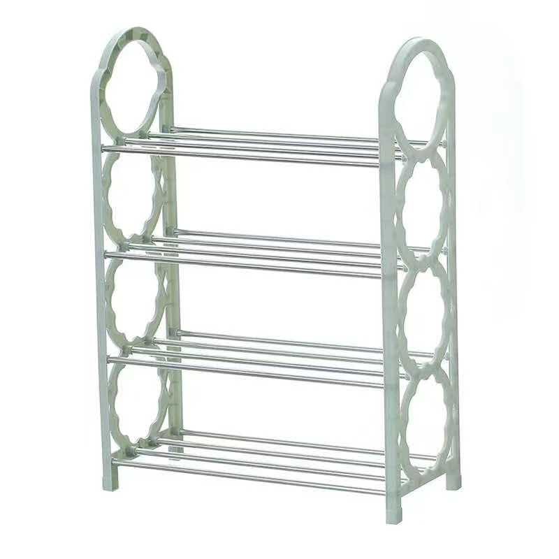 infinite 4 layer Simple Multi Shoe Rack Stainless Steel Easy Assemble Storage Shelf Shoe