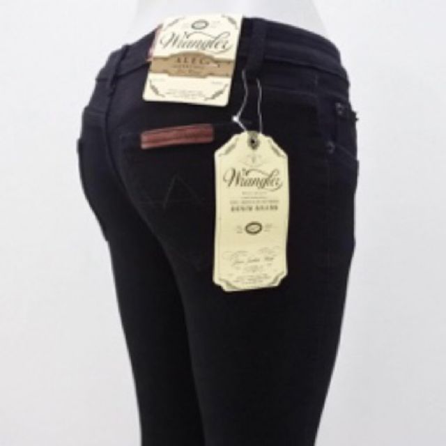 black wrangler jeans womens