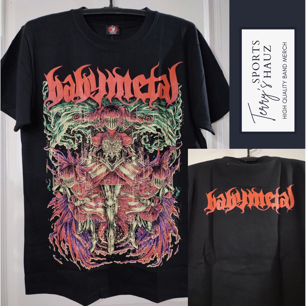 BABYMETAL BAND SHIRTS ROCK YEAH M L Shopee Philippines