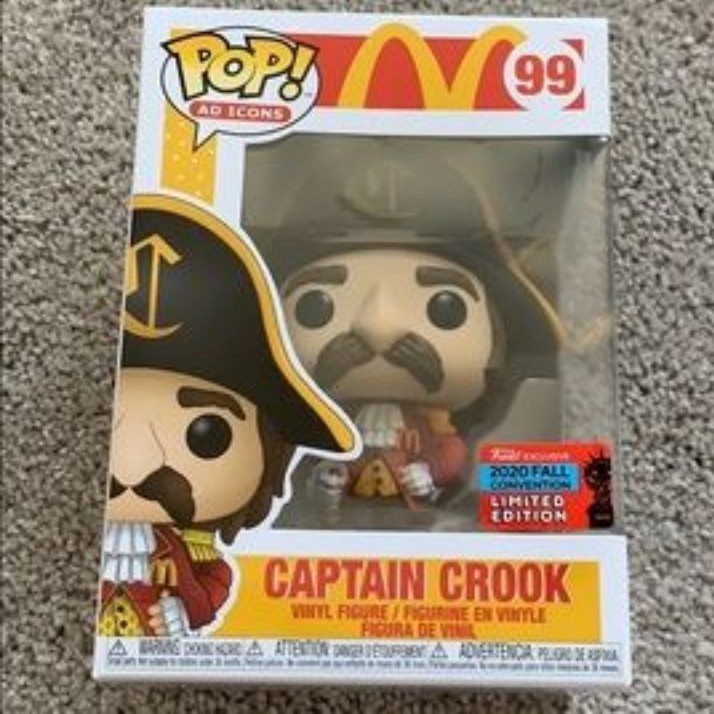 mcdonald's captain crook funko