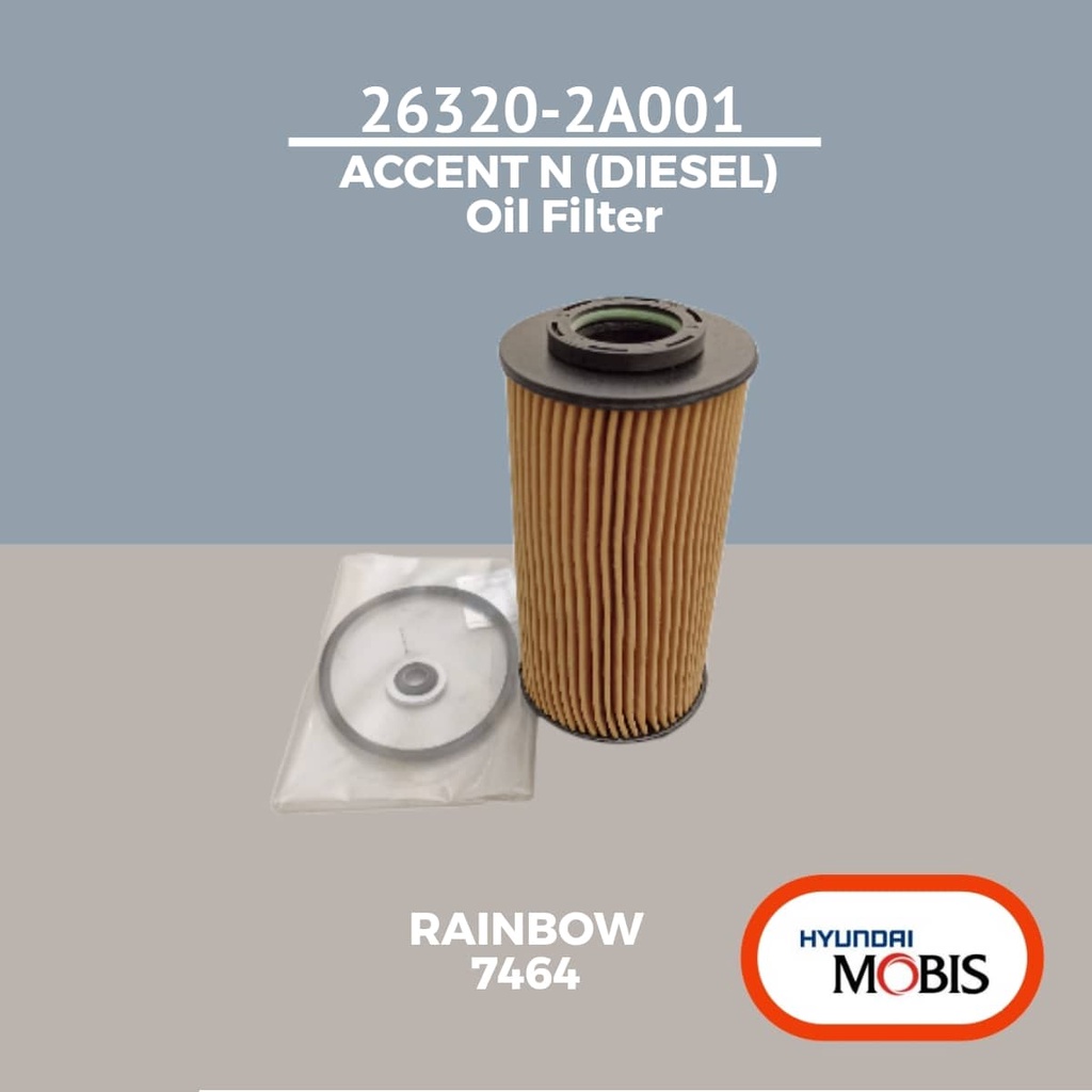 Oil Filter for HYUNDAI Accent N (DIESEL) [Mobis Original] Part ;26320