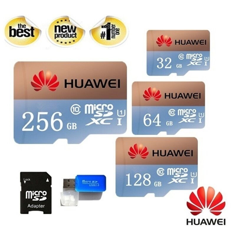 HUAWEI 32GB 64GB 128GB 256GB Micro Sd Card Class 10 Flash HUAWEI 32GB 64GB 128GB 256GB Micro Sd Card Class 10 Flash