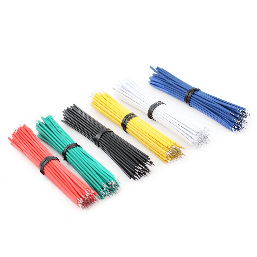 TinPlated Breadboard PCB Solder Cable 24AWG 10CM Fly Jumper Wire Cable Tin Conductor Wires 1007