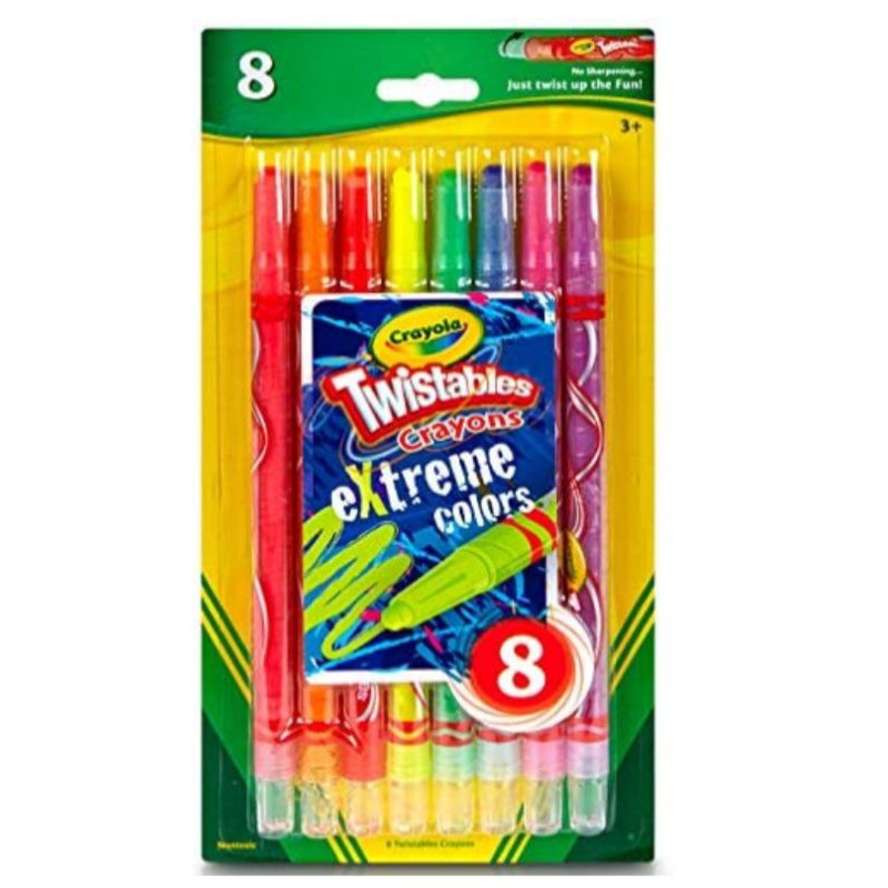 Crayola Twistable Crayons Extreme Colors, 8 ct. | Shopee Philippines