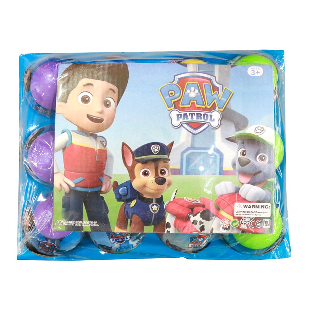 paw patrol surprise eggs