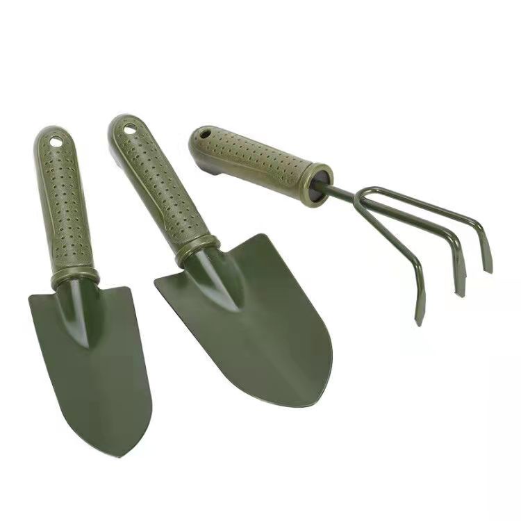 3pcs Gardening Tool Set Includes Small Shovel Rake Trowel 